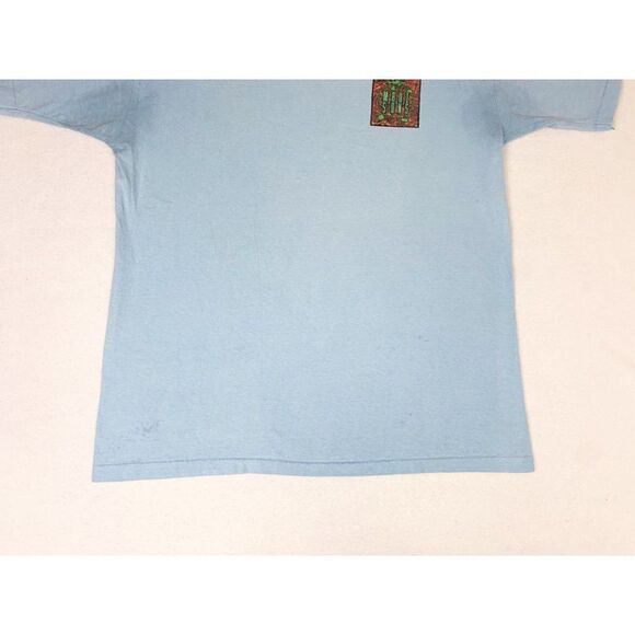 Vintage Maui and Sons T-shirt XL Blue Surf Beach Skate Single Stitch - Picture 7 of 10